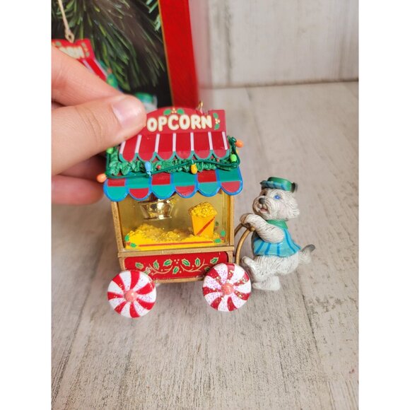 Carlton Cards get your pup-corn here! ornament Xmas - Picture 2 of 9